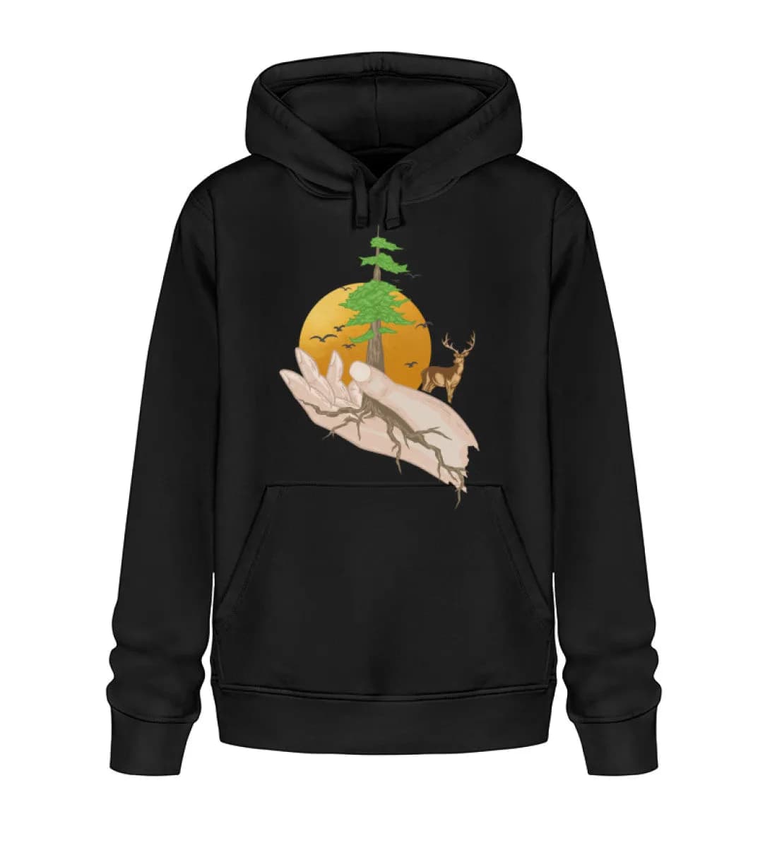Root hands - Unisex Basic Bio Hoodie