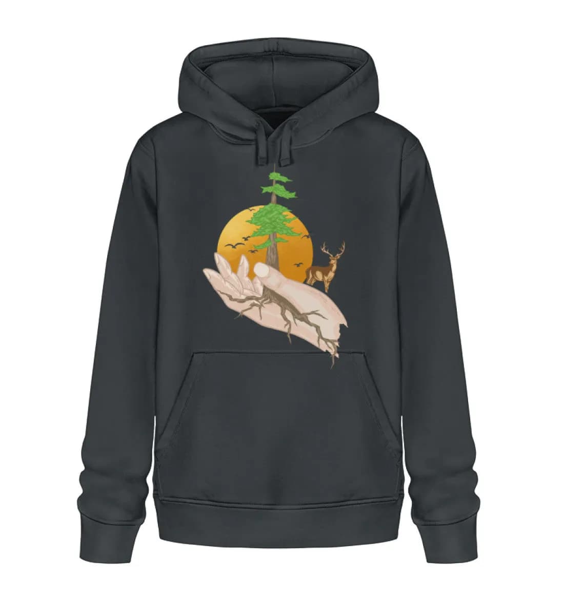 Root hands - Unisex Basic Bio Hoodie