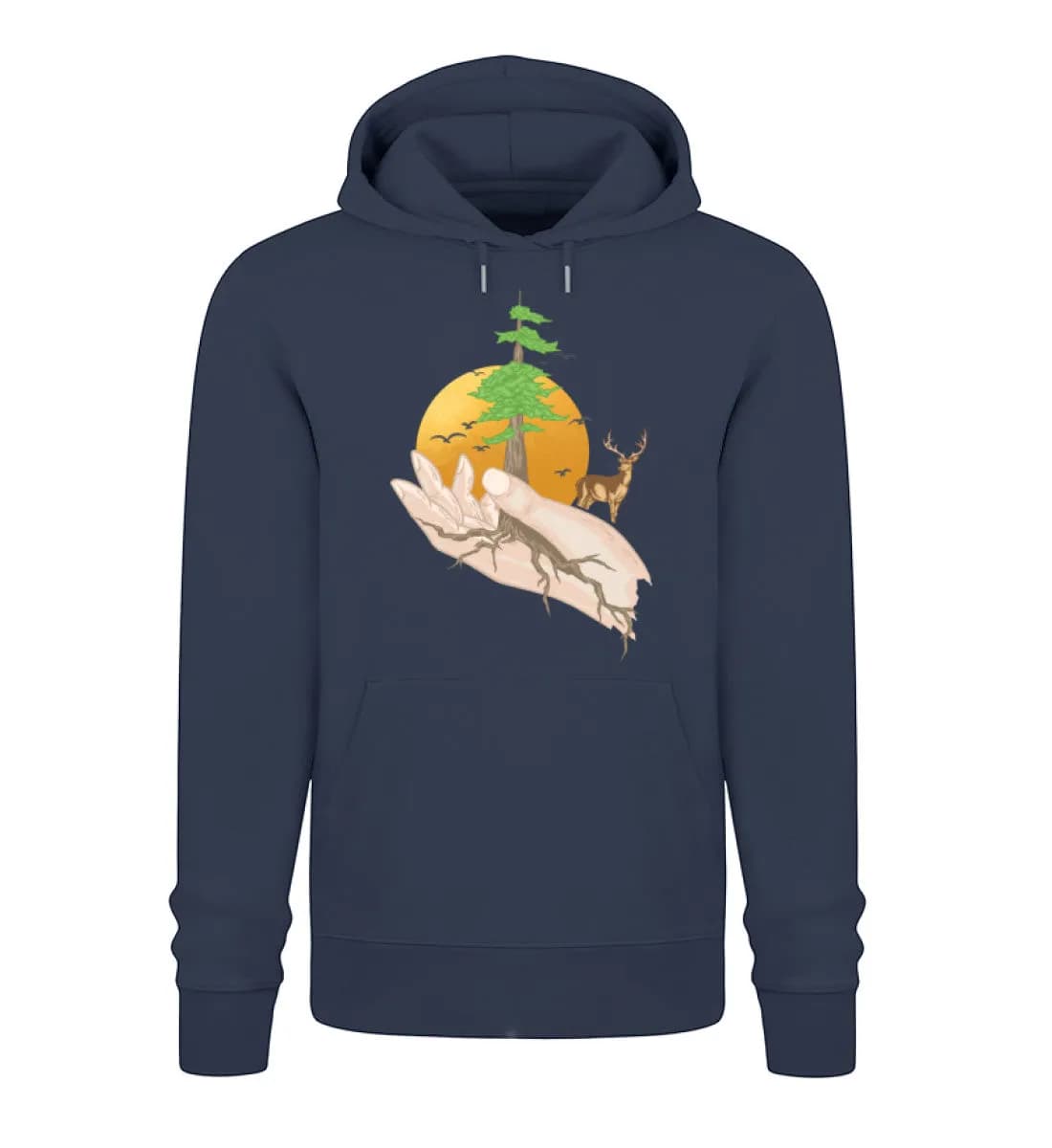 Root hands - Unisex Premium Bio Hoodie