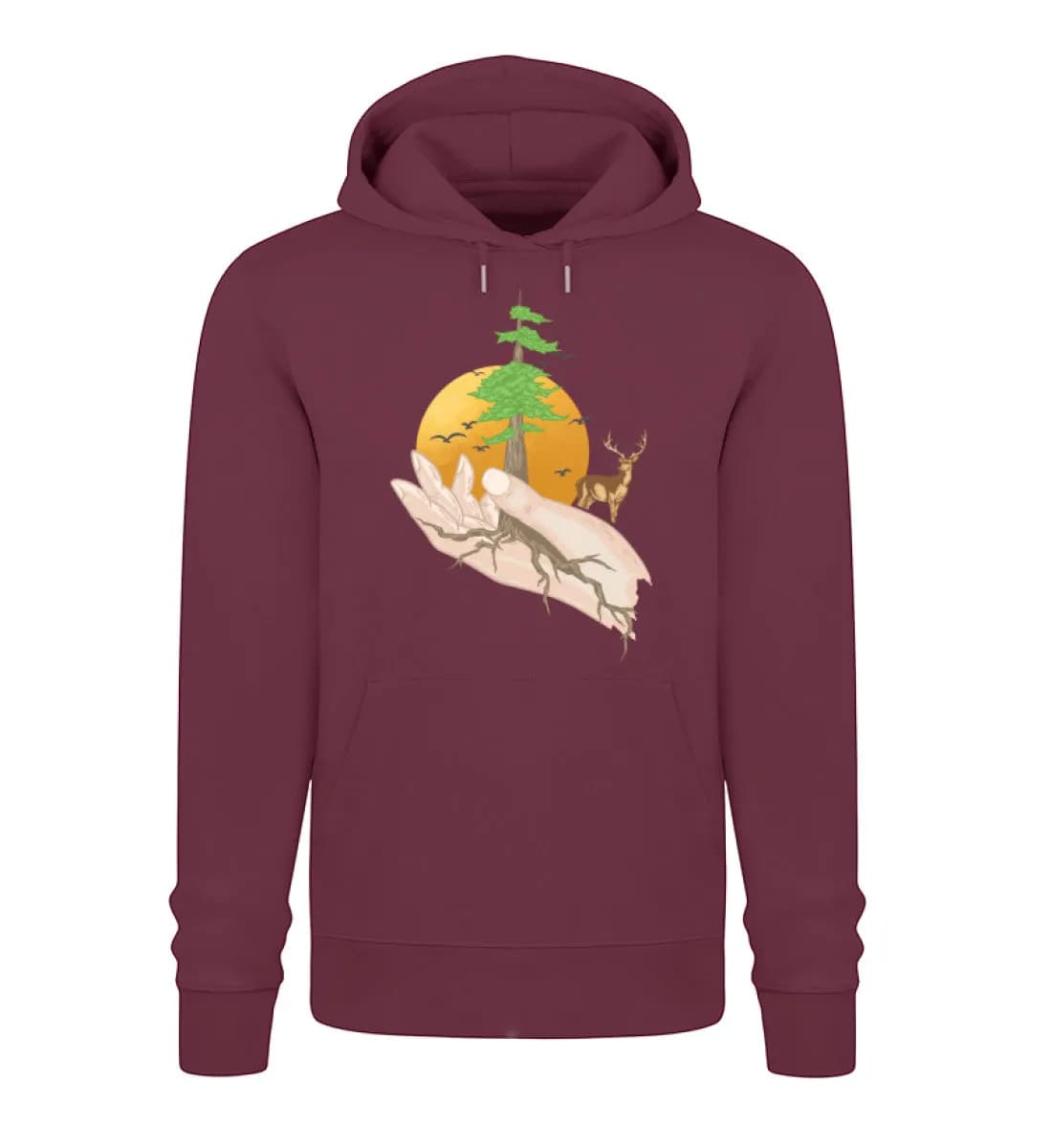 Root hands - Unisex Premium Bio Hoodie