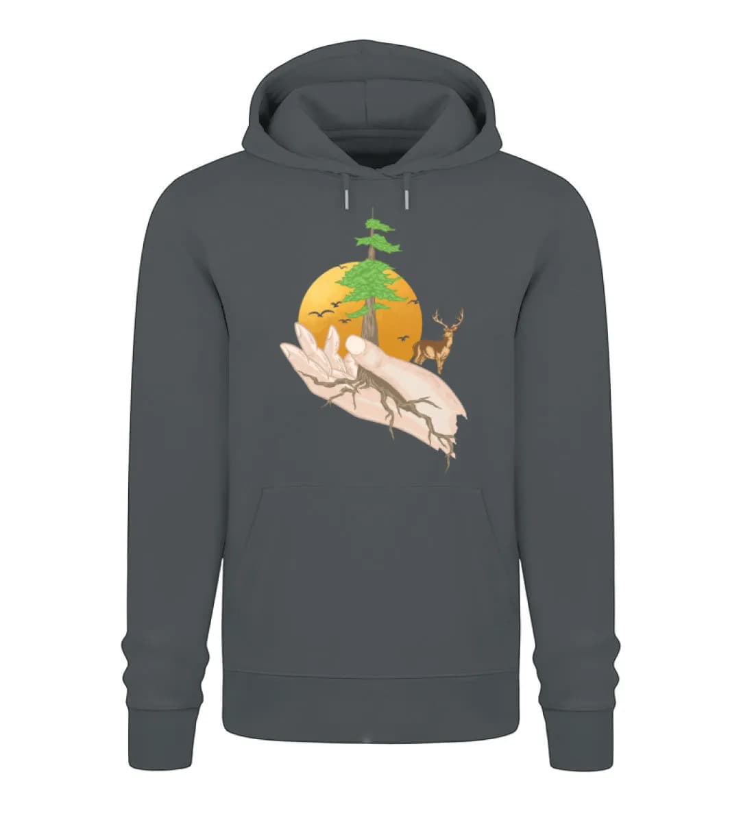 Root hands - Unisex Premium Bio Hoodie