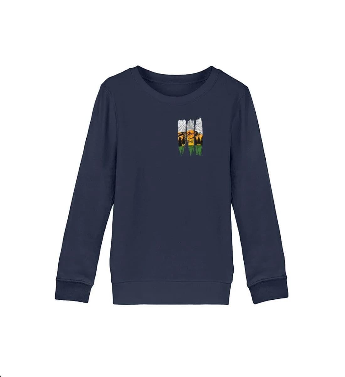 Lovely Nature Brush Brust - Kinder Bio Sweatshirt