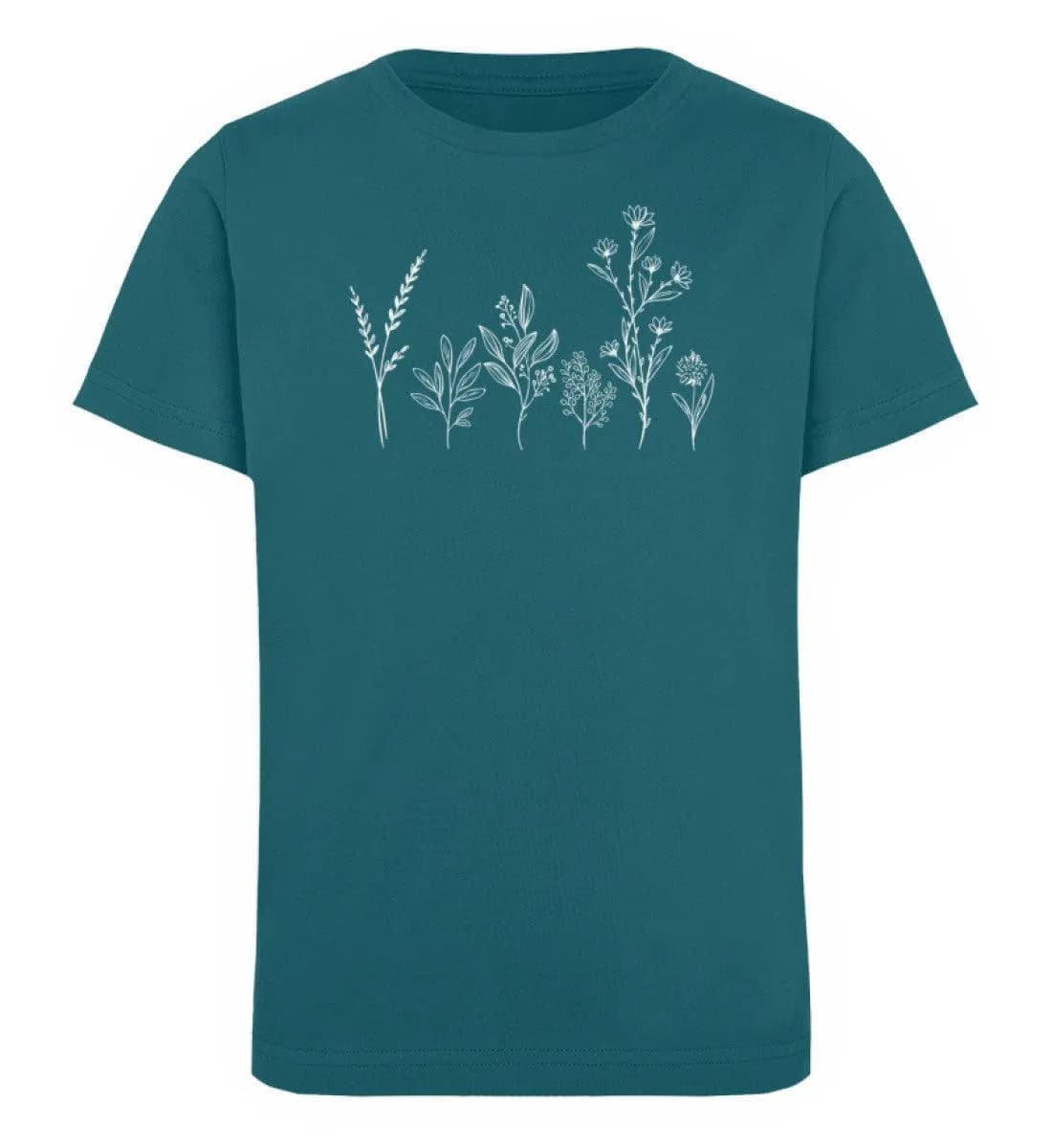 Blumen - Kinder Bio T-Shirt