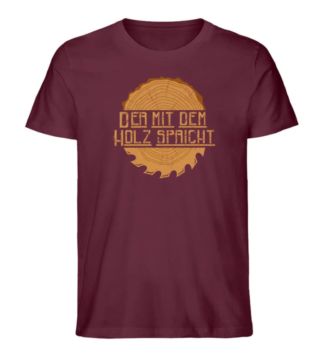 Der mit dem Holz spricht - Herren Premium Bio Shirt