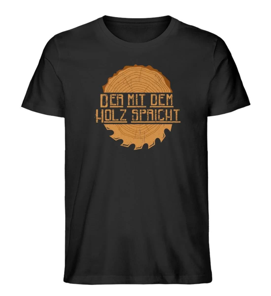 Der mit dem Holz spricht - Herren Premium Bio Shirt