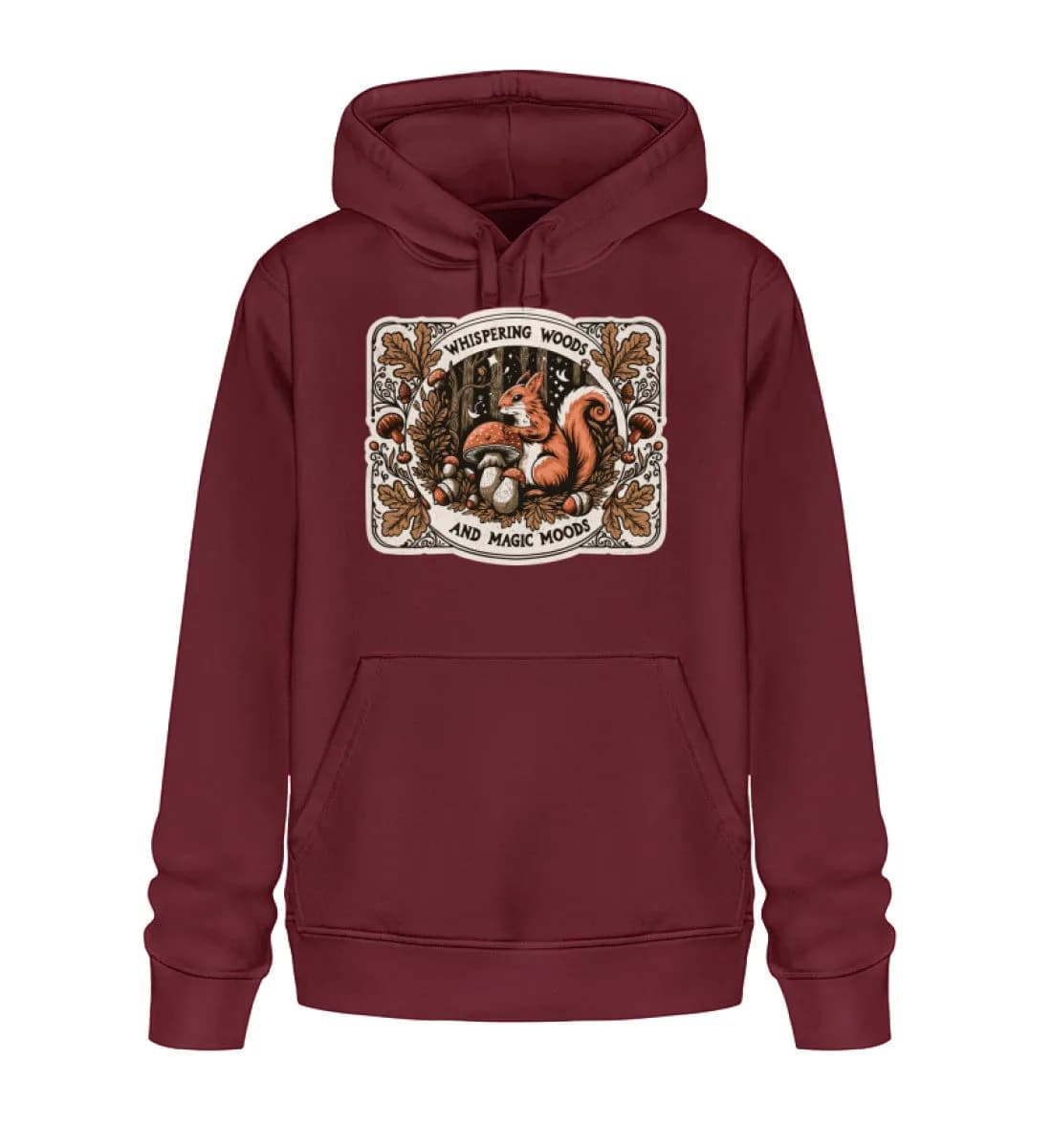 Whispering Woods Squirrel - Unisex Basic Bio Hoodie