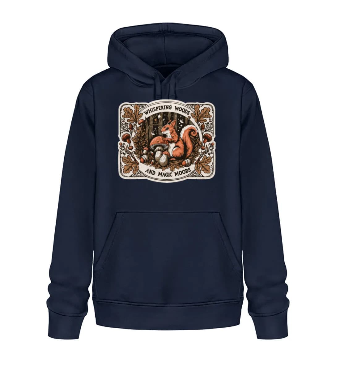 Whispering Woods Squirrel - Unisex Basic Bio Hoodie