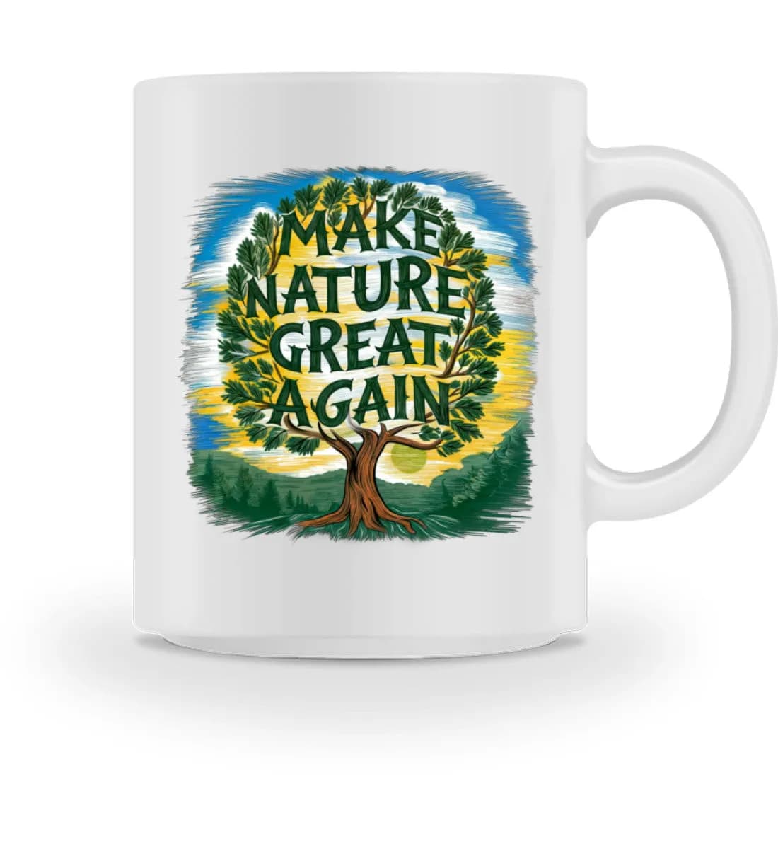 Make Nature great again Tree - Tasse