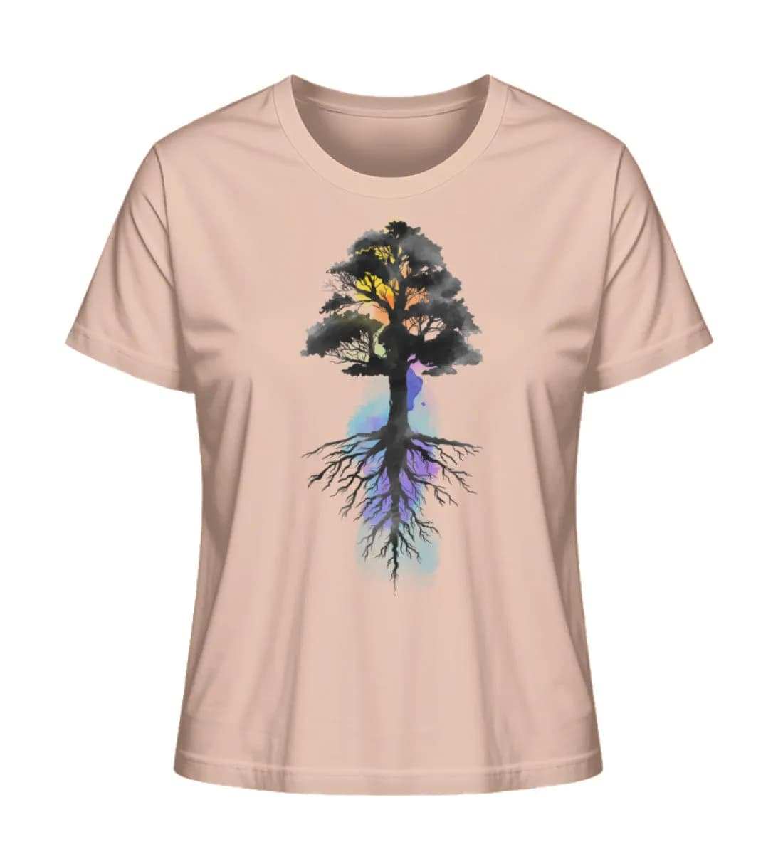 Watercolor Tree - Damen Premium Bio Shirt