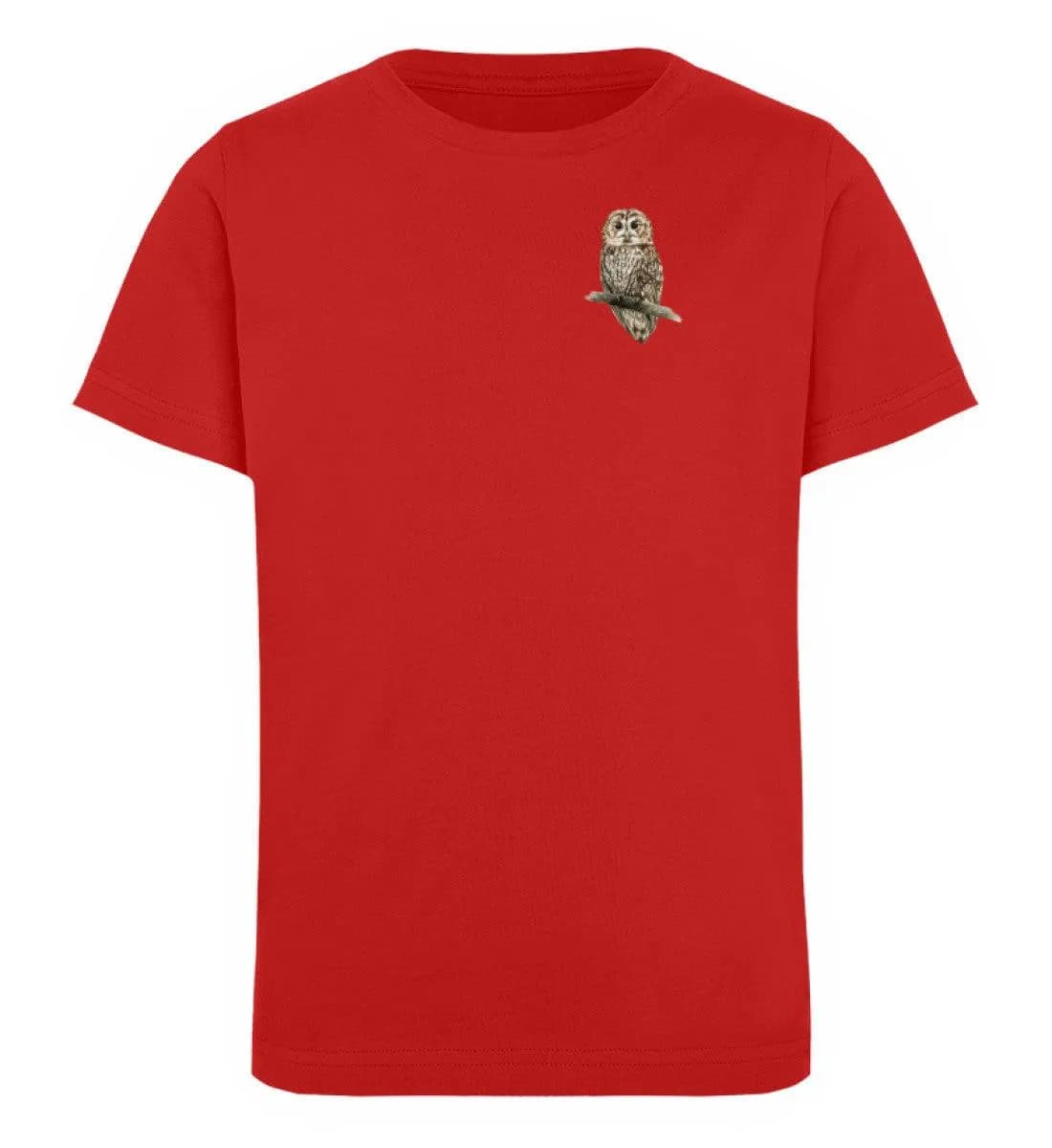 Owl Watercolor - Kinder Bio T-Shirt