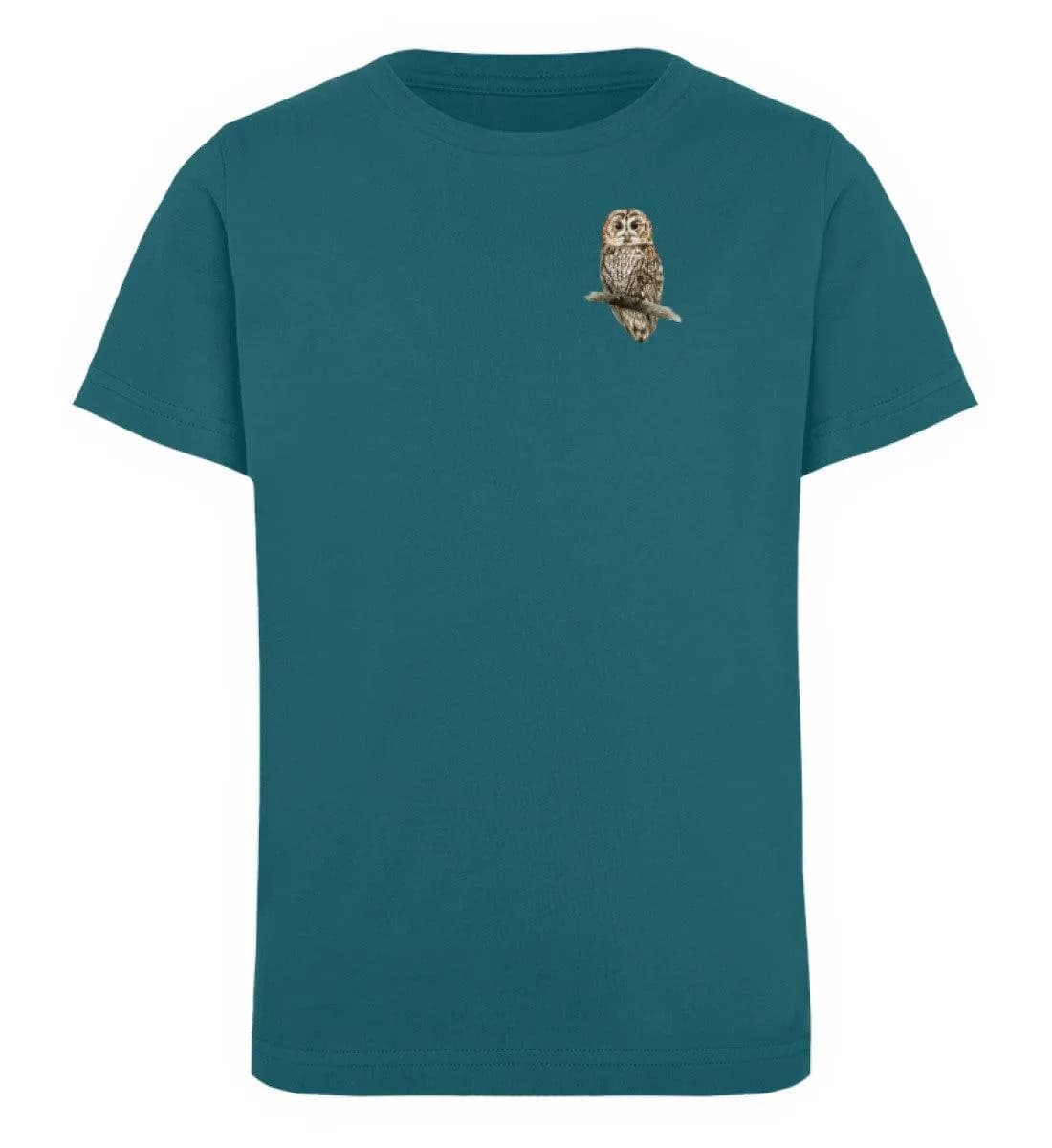 Owl Watercolor - Kinder Bio T-Shirt