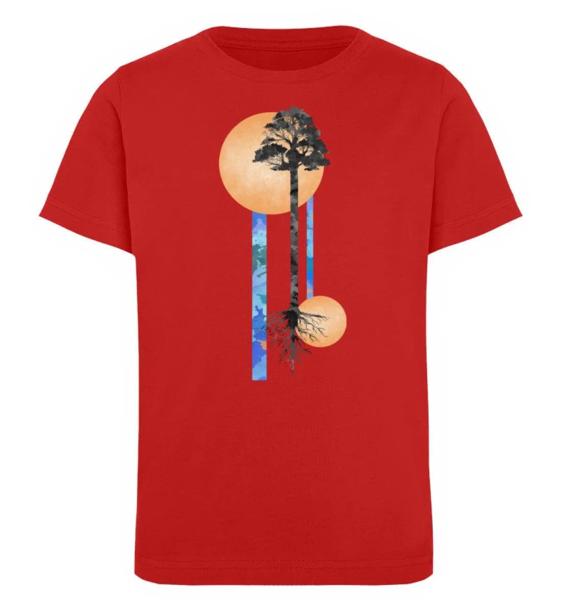 Long Watercolor tree - Kinder Bio T-Shirt