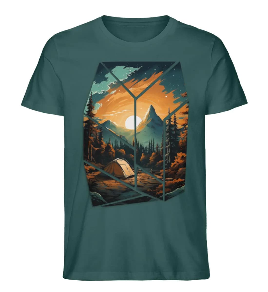 Camping in nature - Herren Premium Bio Shirt