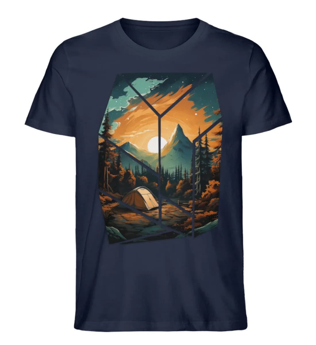 Camping in nature - Herren Premium Bio Shirt