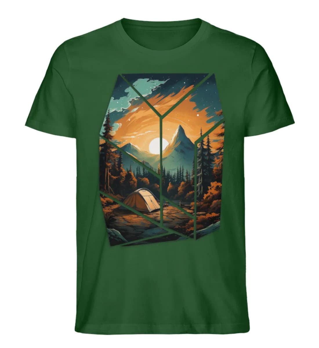 Camping in nature - Herren Premium Bio Shirt