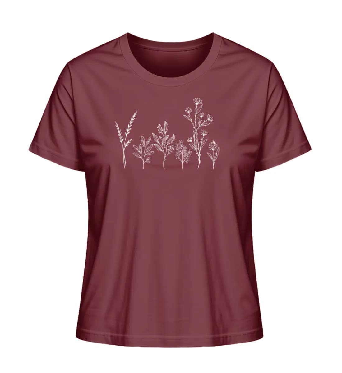 Blumen - Damen Premium Bio Shirt