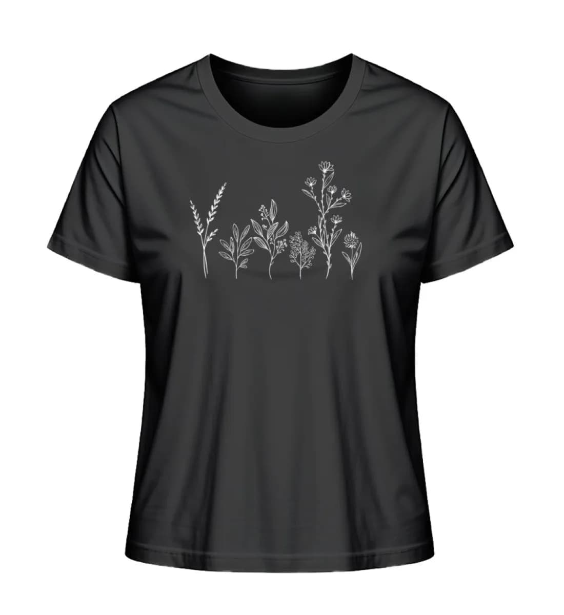Blumen - Damen Premium Bio Shirt