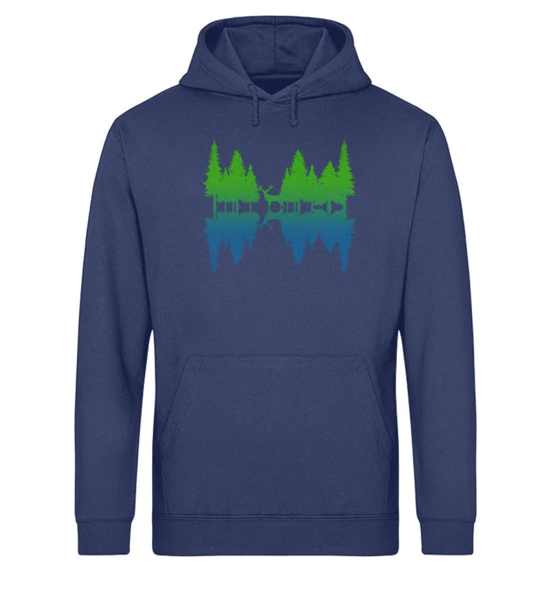 Wald Spiegelung - Unisex Basic Bio Hoodie