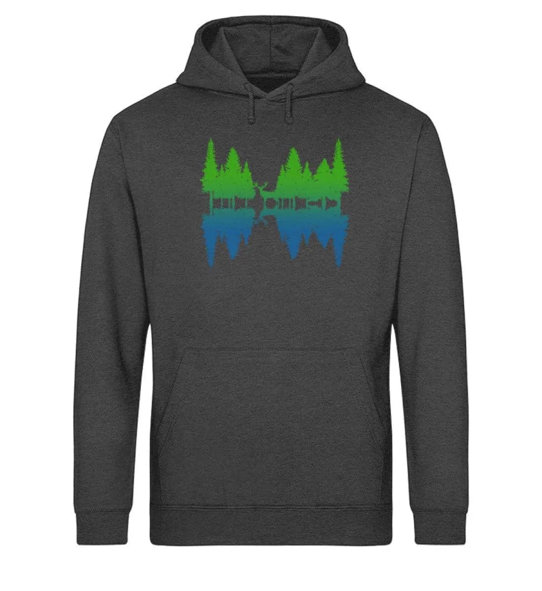 Wald Spiegelung - Unisex Basic Bio Hoodie