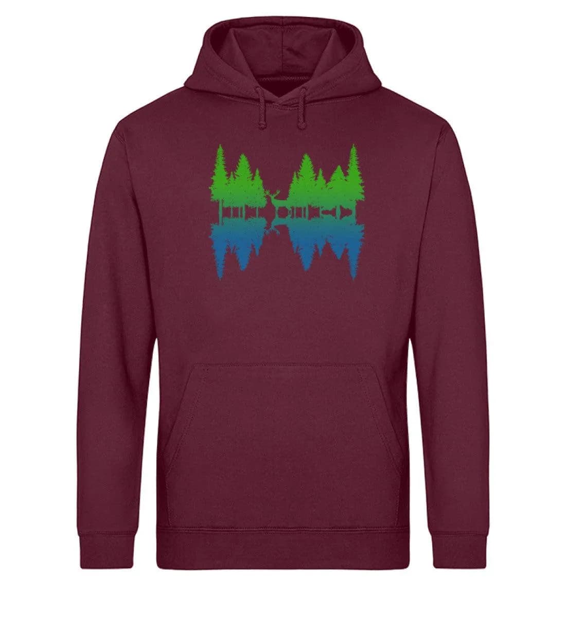 Wald Spiegelung - Unisex Basic Bio Hoodie