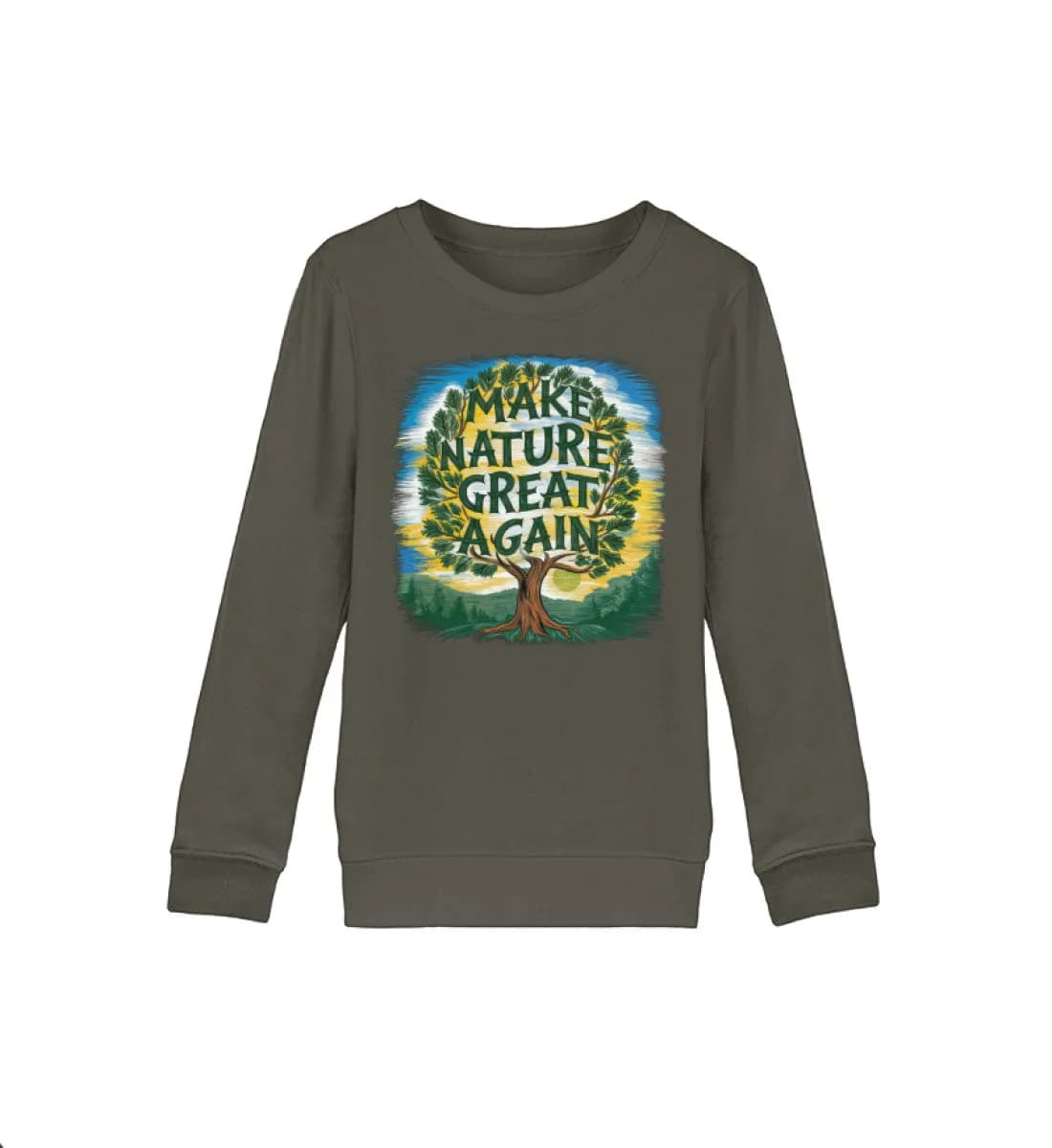 Make Nature great again Tree - Kinder Bio Sweatshirt