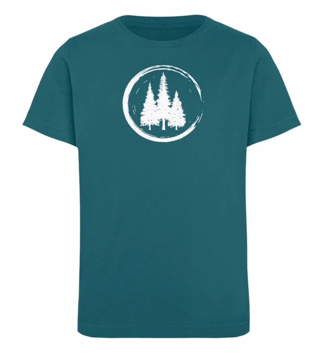 Drei Bäume im Kreis - Kinder Bio T-Shirt