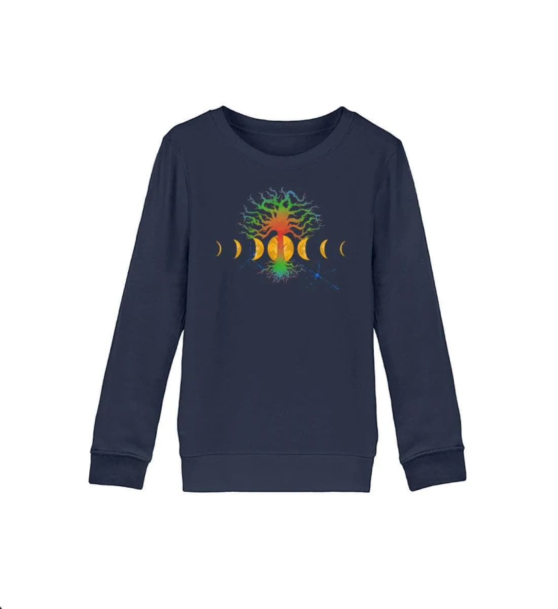 Hot Tree with moonphases - Kinder Bio Sweatshirt