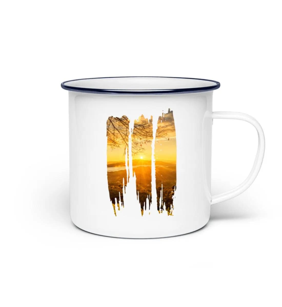 Lovely Nature Brush 2 - Emaille Tasse