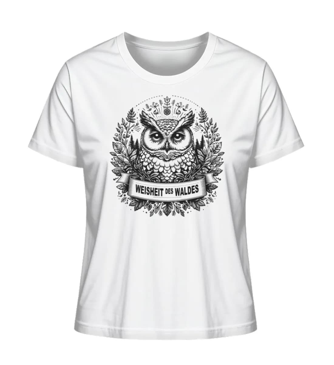 Weisheit des Waldes - Damen Premium Bio Shirt