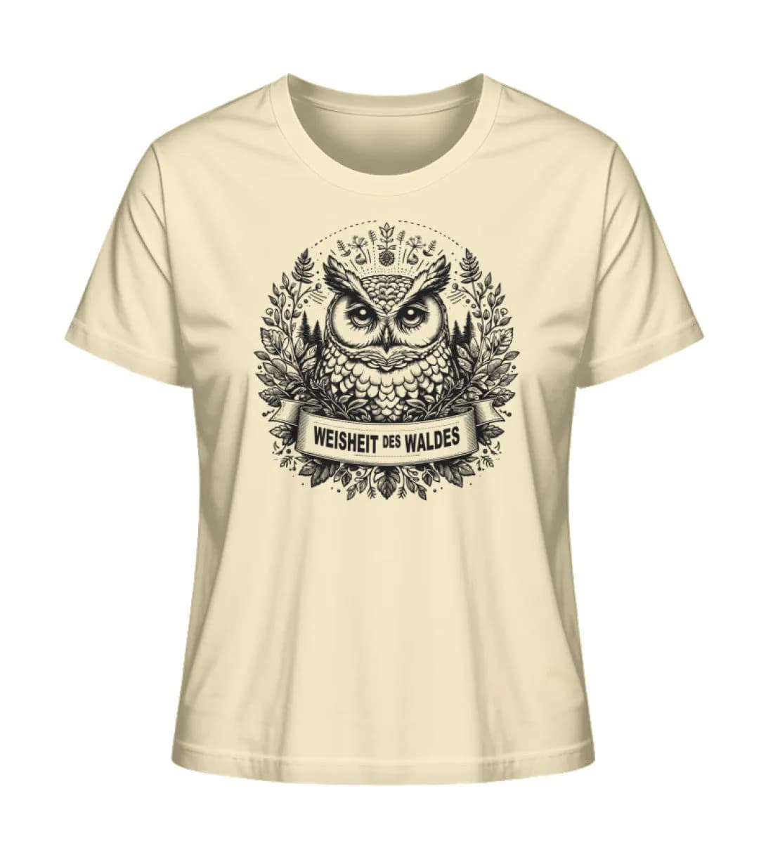 Weisheit des Waldes - Damen Premium Bio Shirt