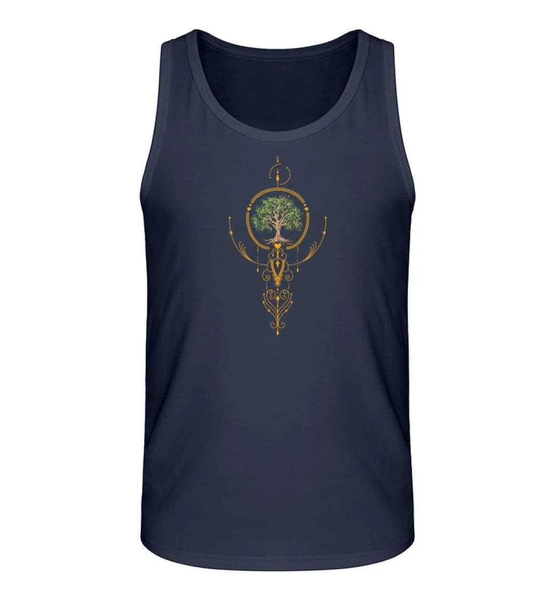 Baum mit Ornamenten - Herren Premium Bio Tanktop
