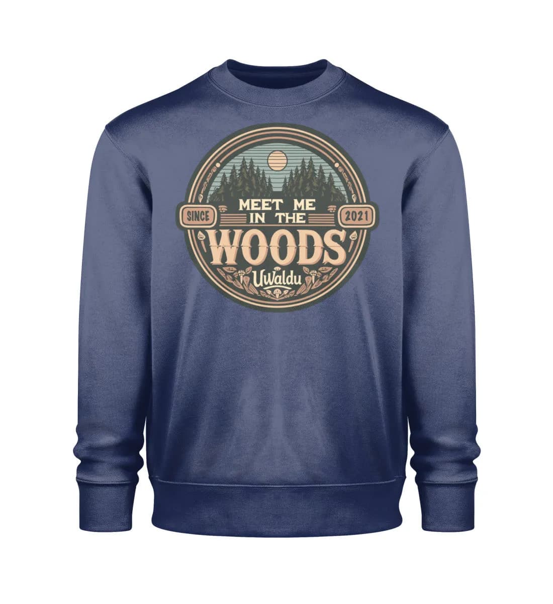 Meet me in the Woods round - Unisex Bio Sweatshirt