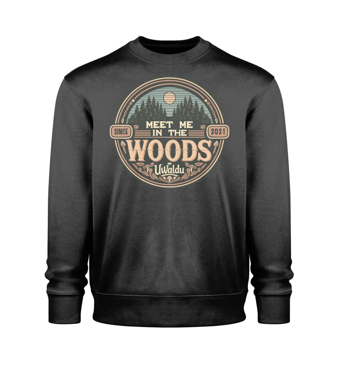 Meet me in the Woods round - Unisex Bio Sweatshirt