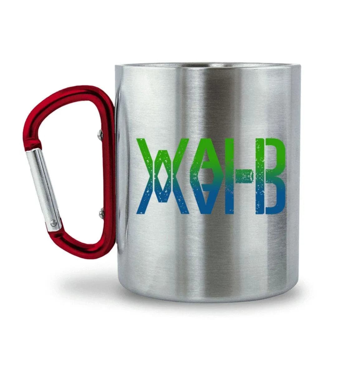 Wald Wald - Edelstahltasse mit Karabinergriff