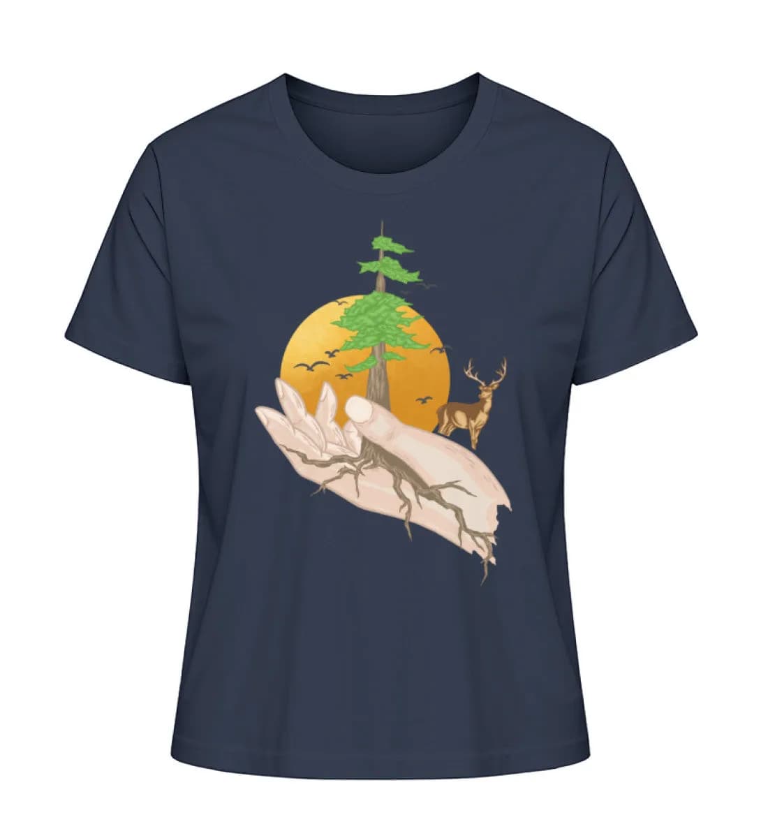 Root hands - Damen Premium Bio Shirt