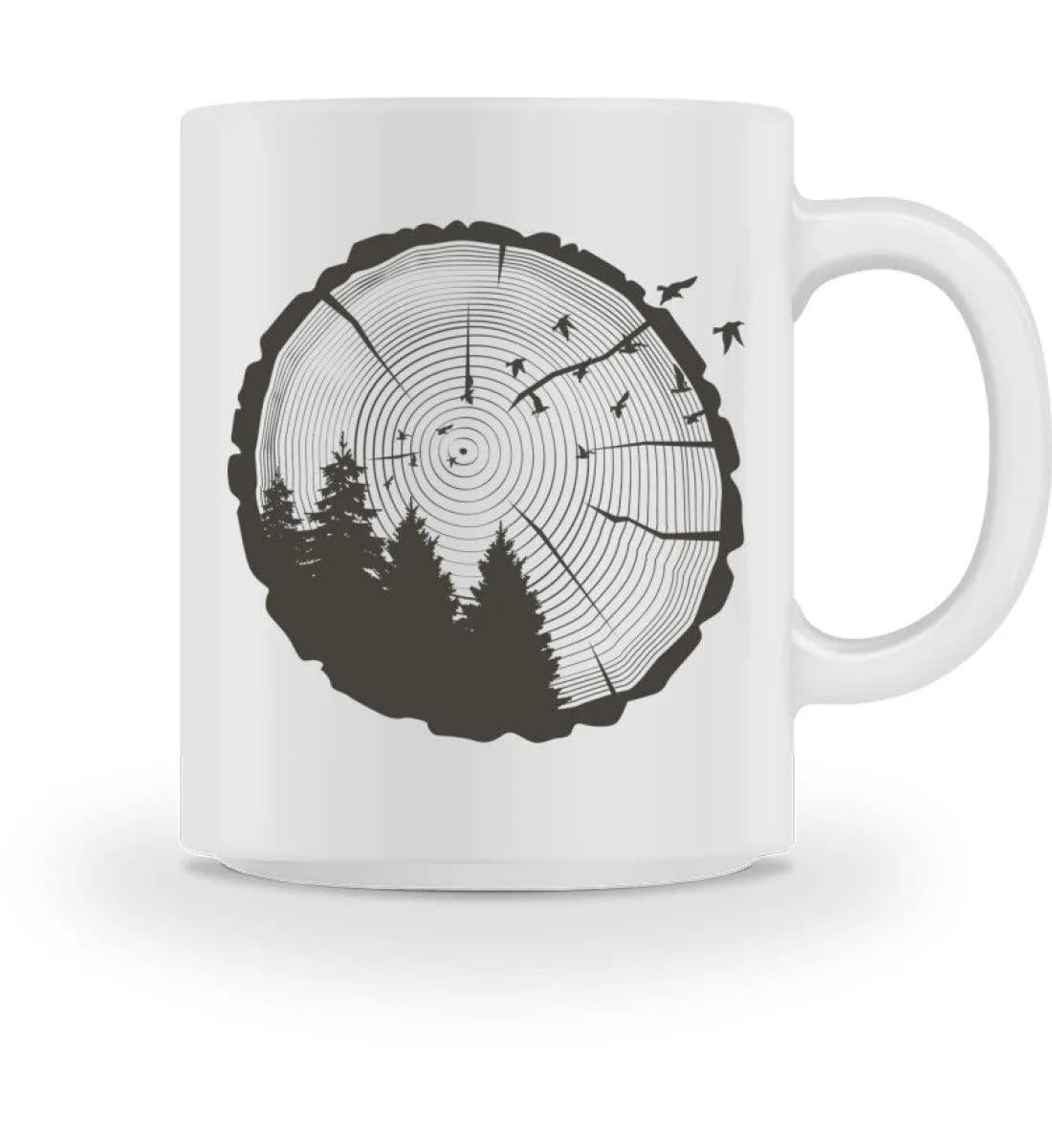 Wald im Stamm - Tasse