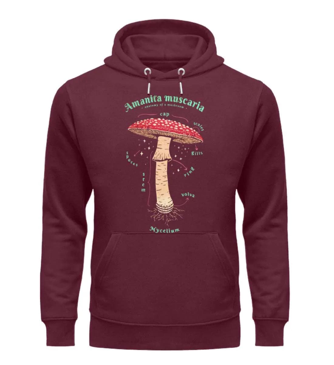 Anatomie Fliegenpilz - Unisex Premium Bio Hoodie