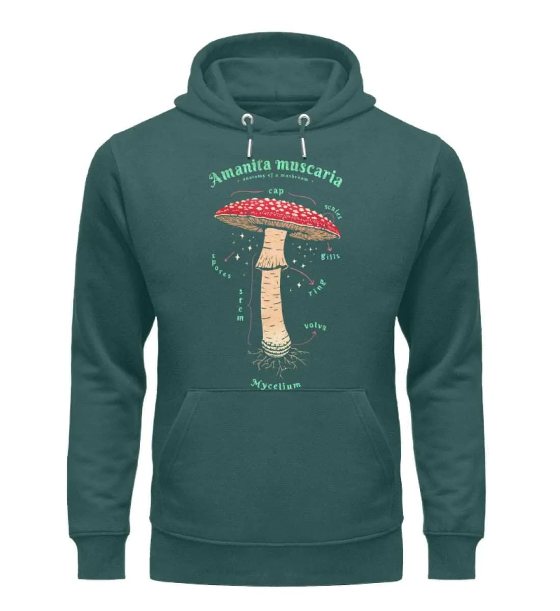 Anatomie Fliegenpilz - Unisex Premium Bio Hoodie