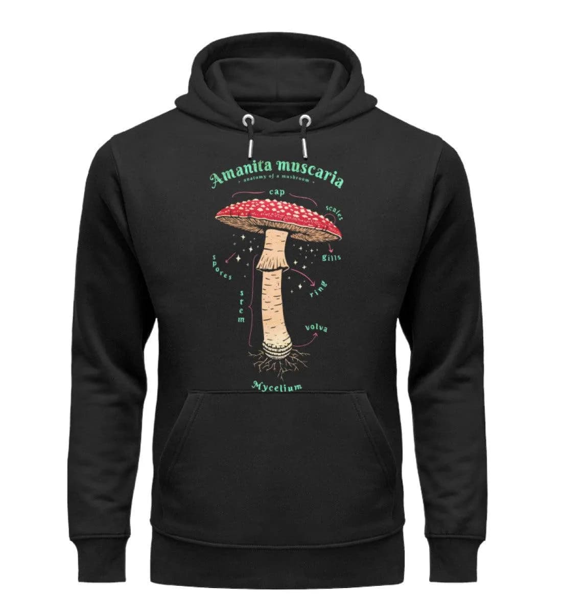 Anatomie Fliegenpilz - Unisex Premium Bio Hoodie