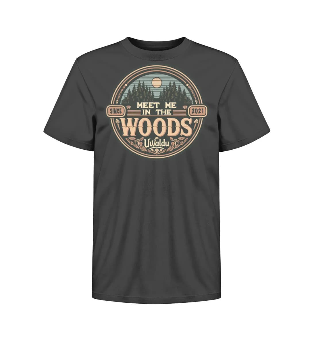 Meet me in the Woods round - Kinder Bio T-Shirt