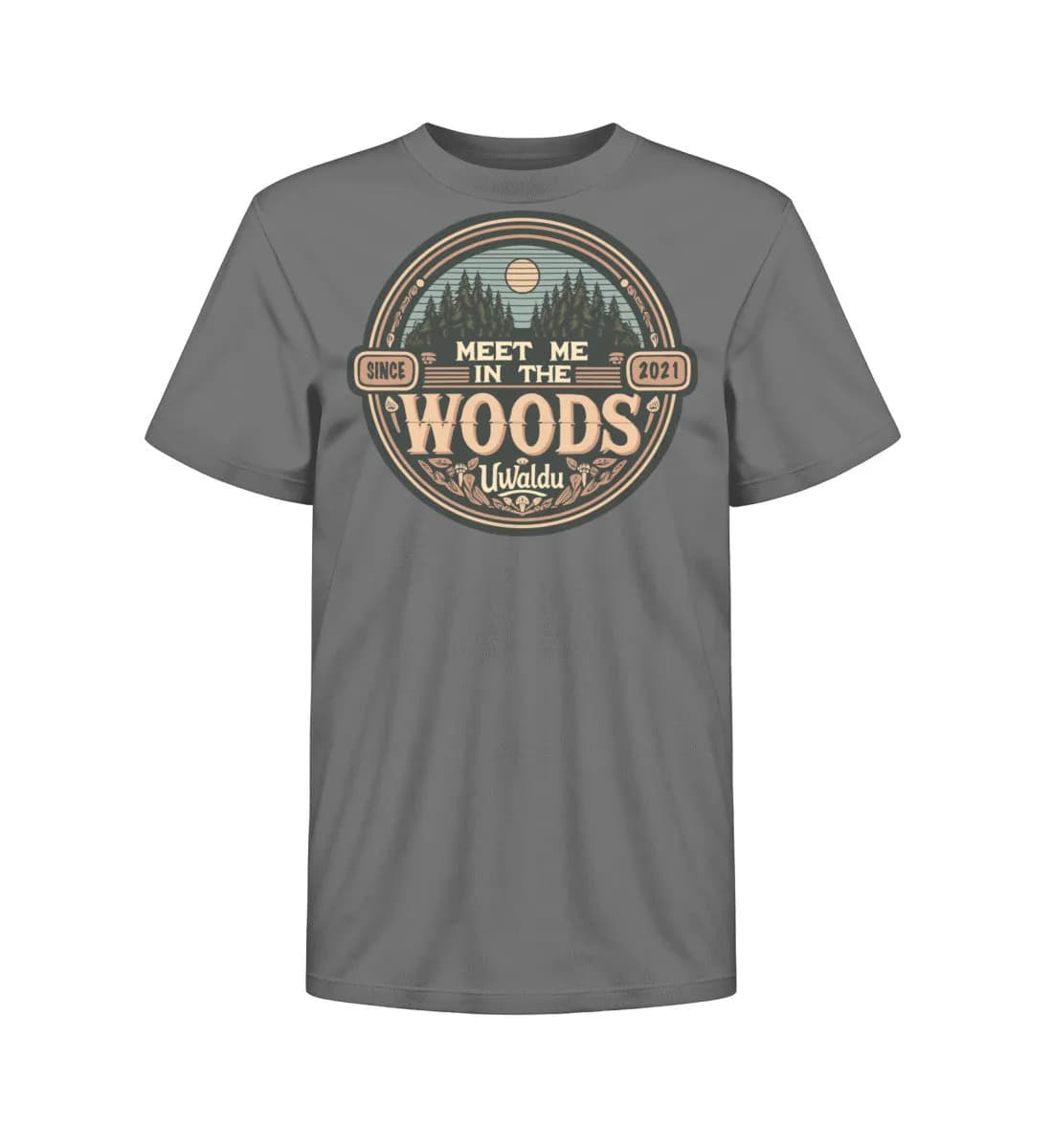 Meet me in the Woods round - Kinder Bio T-Shirt