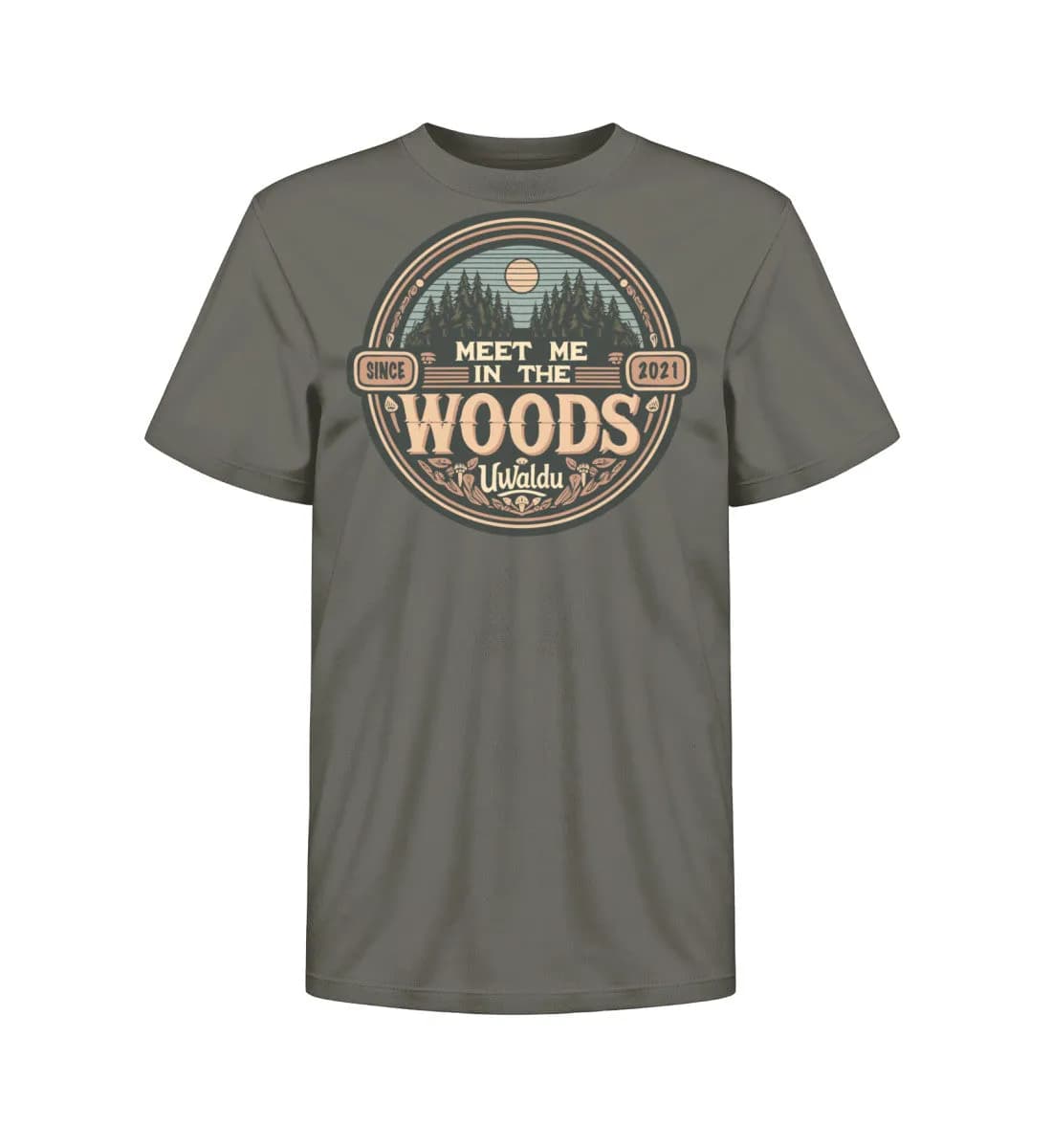 Meet me in the Woods round - Kinder Bio T-Shirt