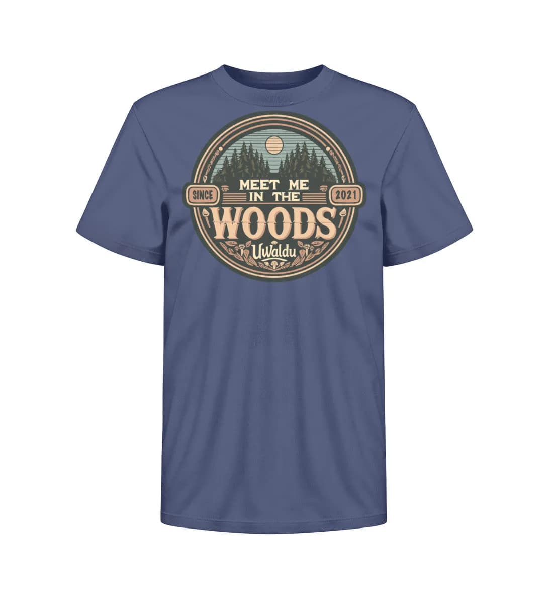 Meet me in the Woods round - Kinder Bio T-Shirt