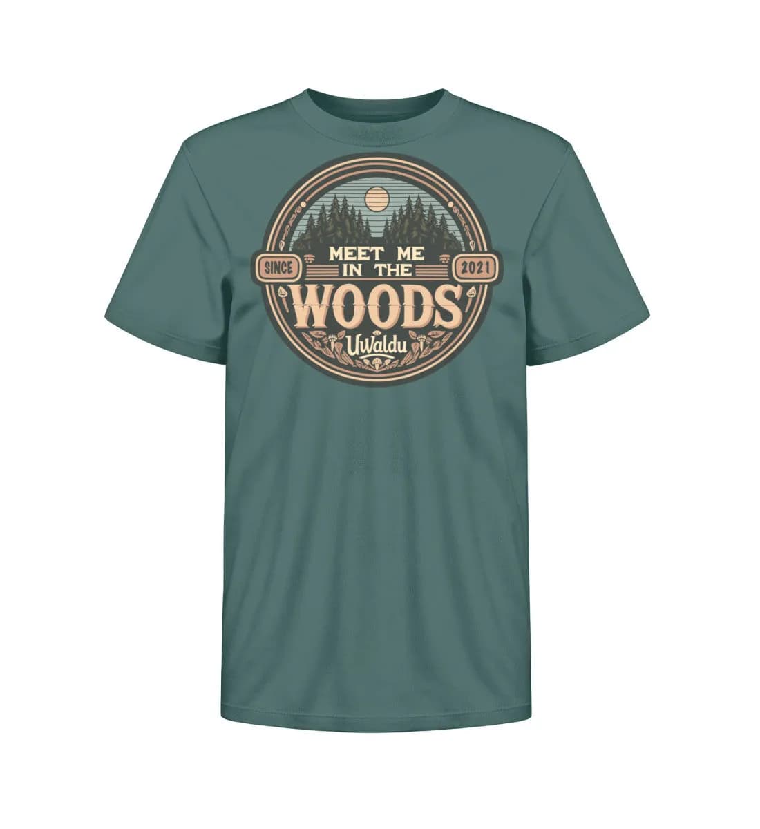 Meet me in the Woods round - Kinder Bio T-Shirt