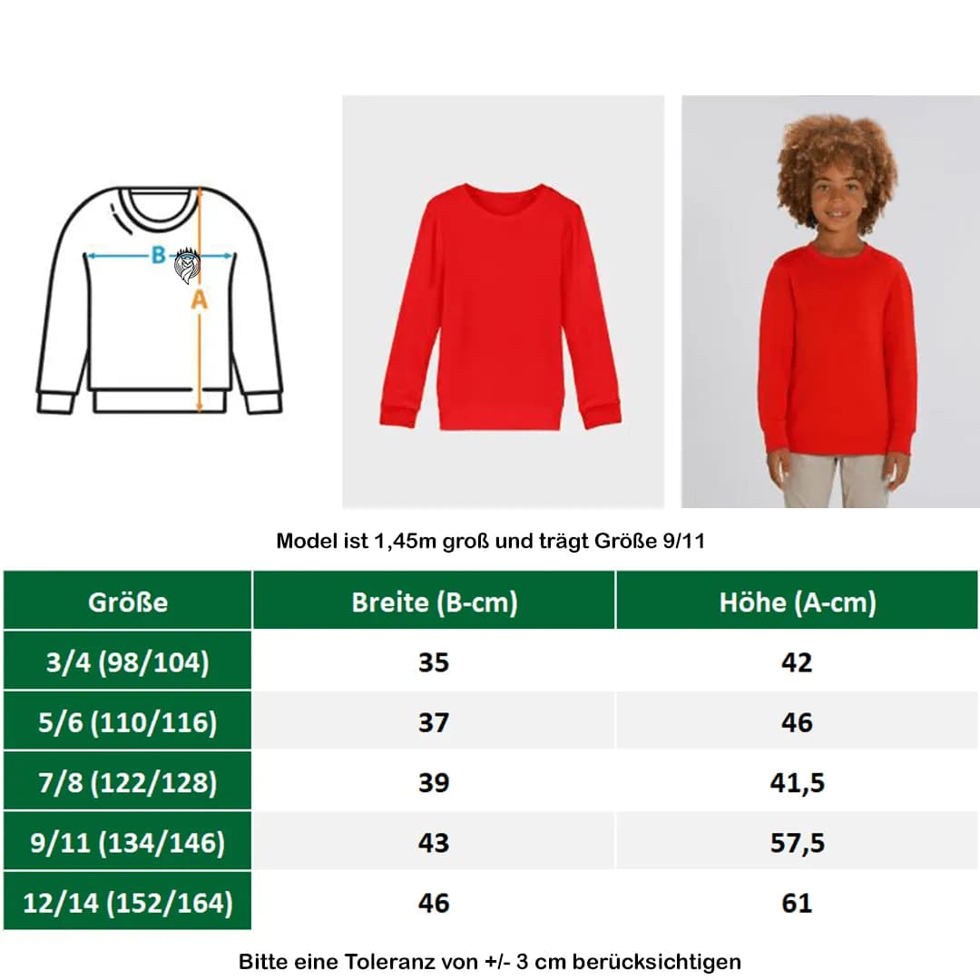 Ein Tag ohne Wald - Kinder Bio Sweatshirt