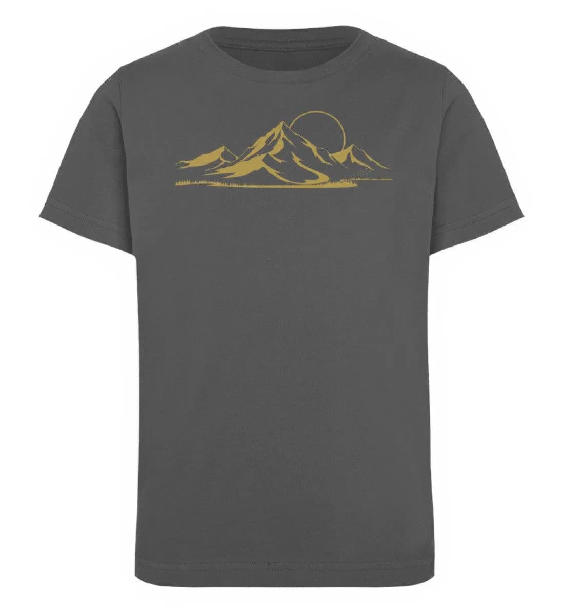 Berglandschaft gold - Kinder Bio T-Shirt