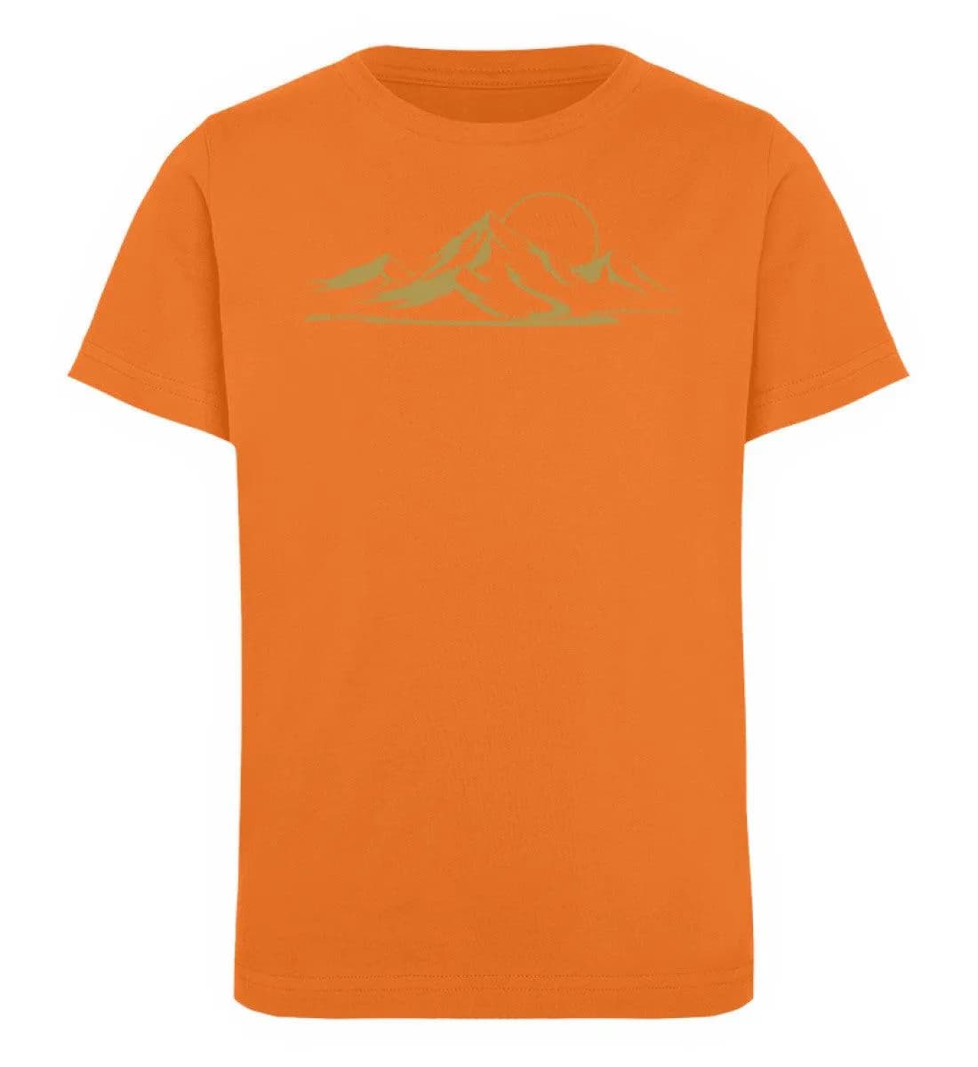 Berglandschaft gold - Kinder Bio T-Shirt