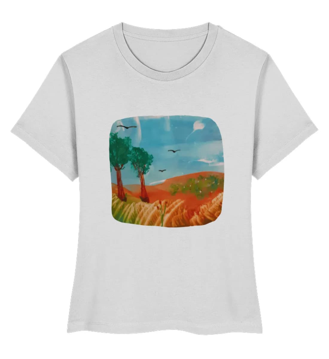 Kunst zum Anfassen friedliche Szene - Damen Premium Bio Shirt