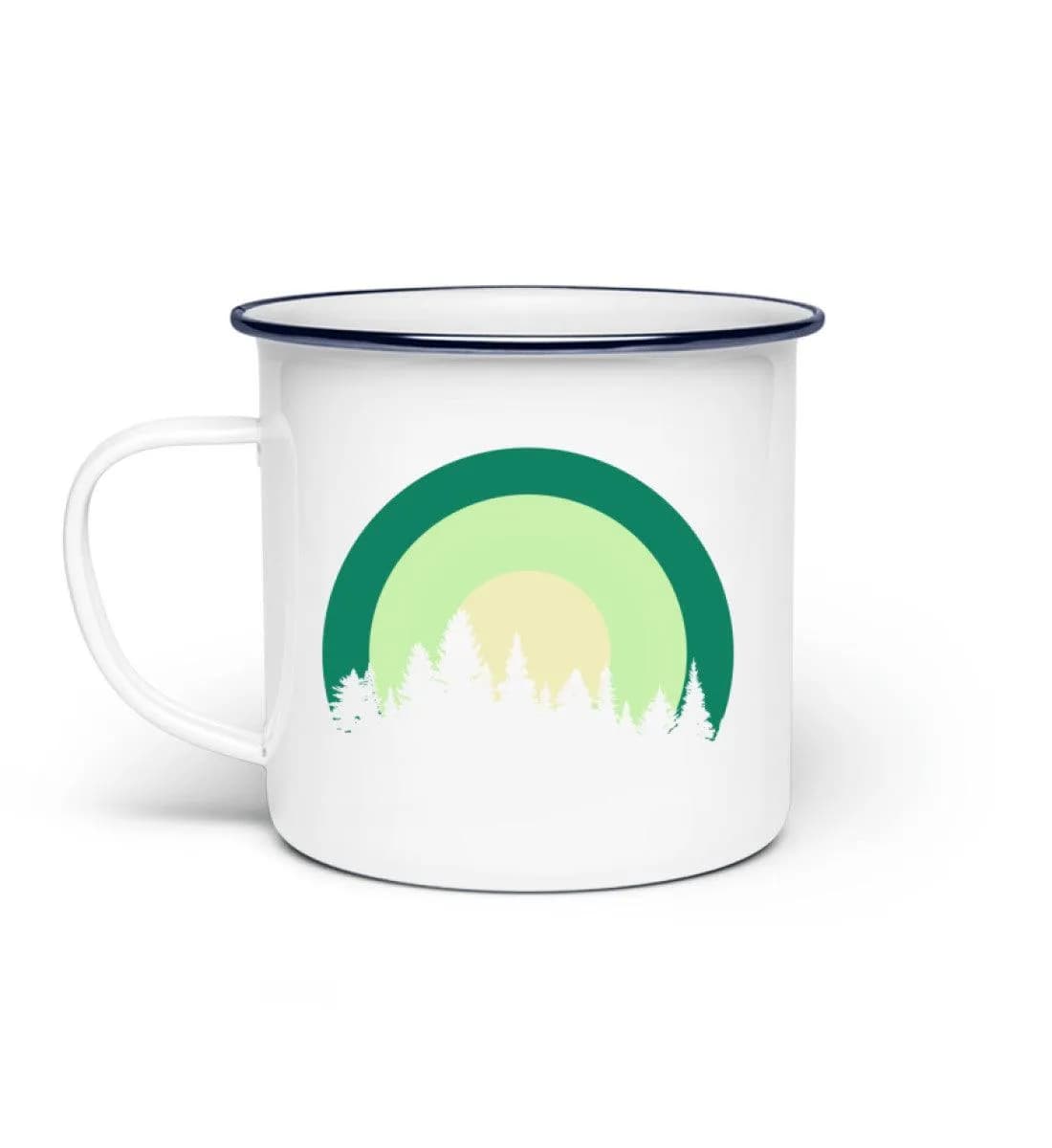 Retrowald - Emaille Tasse