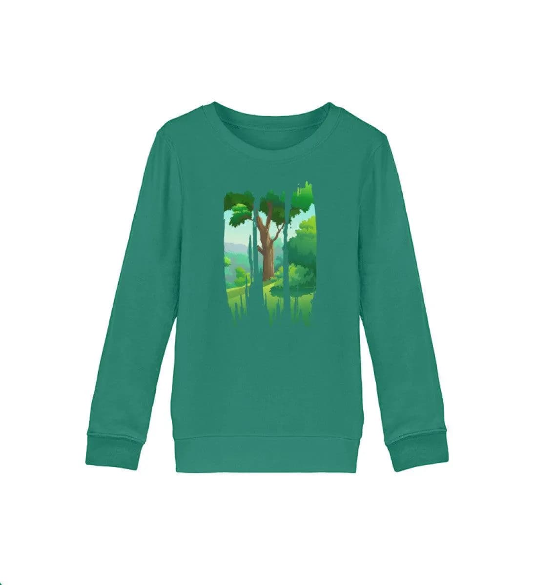 Lovely Nature Brush Landscape - Kinder Bio Sweatshirt